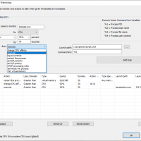 Create advanced Watchdog rules to act on processes when thresholds are exceeded