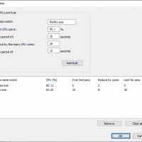 Dynamically limit an application's CPU use with the CPU Limiter