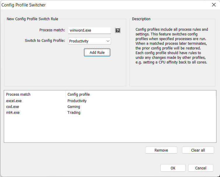 Config Profile Switcher