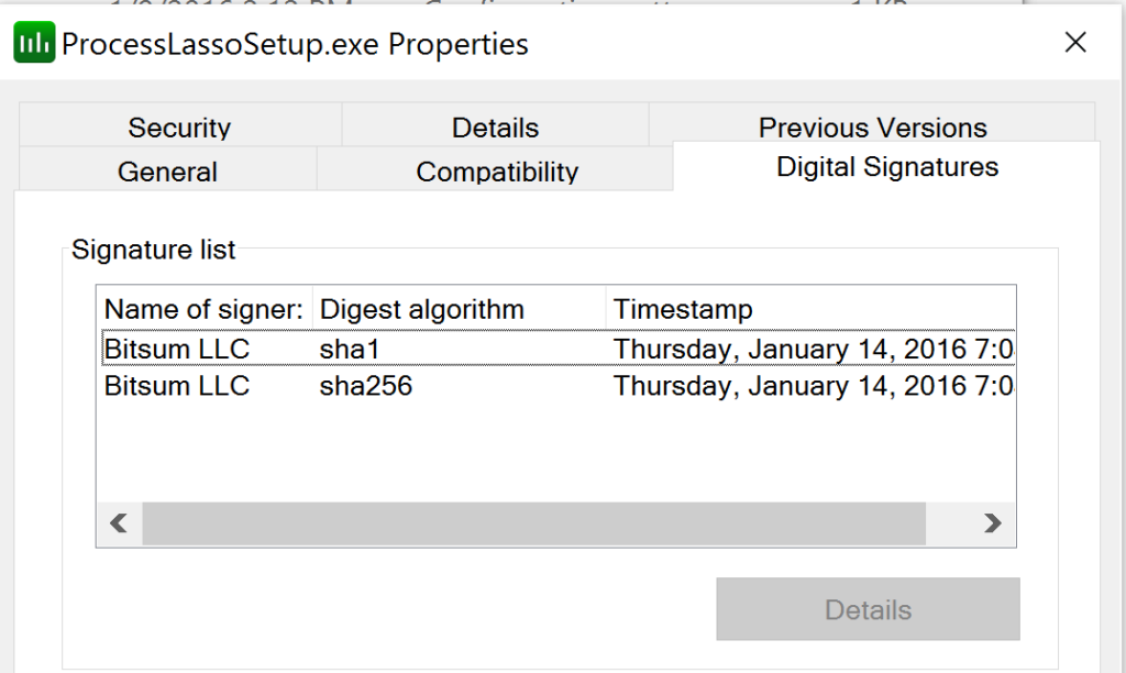 Smartscreen Code Signing SHA1 Deprecation and Win10 SmartScreen Filter Warning (SHA2 Code Signing)