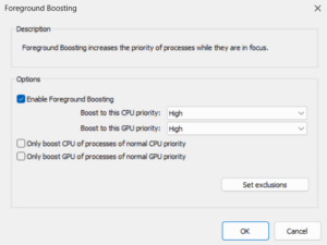 Process Lasso v16.0 – GPU Priorities