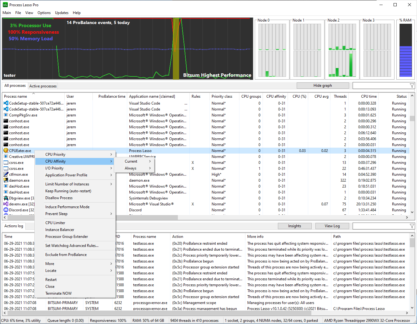 Process Lasso Pro 12.4.0.44 instal the new version for android