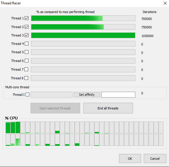 Нет hyper threading в bios